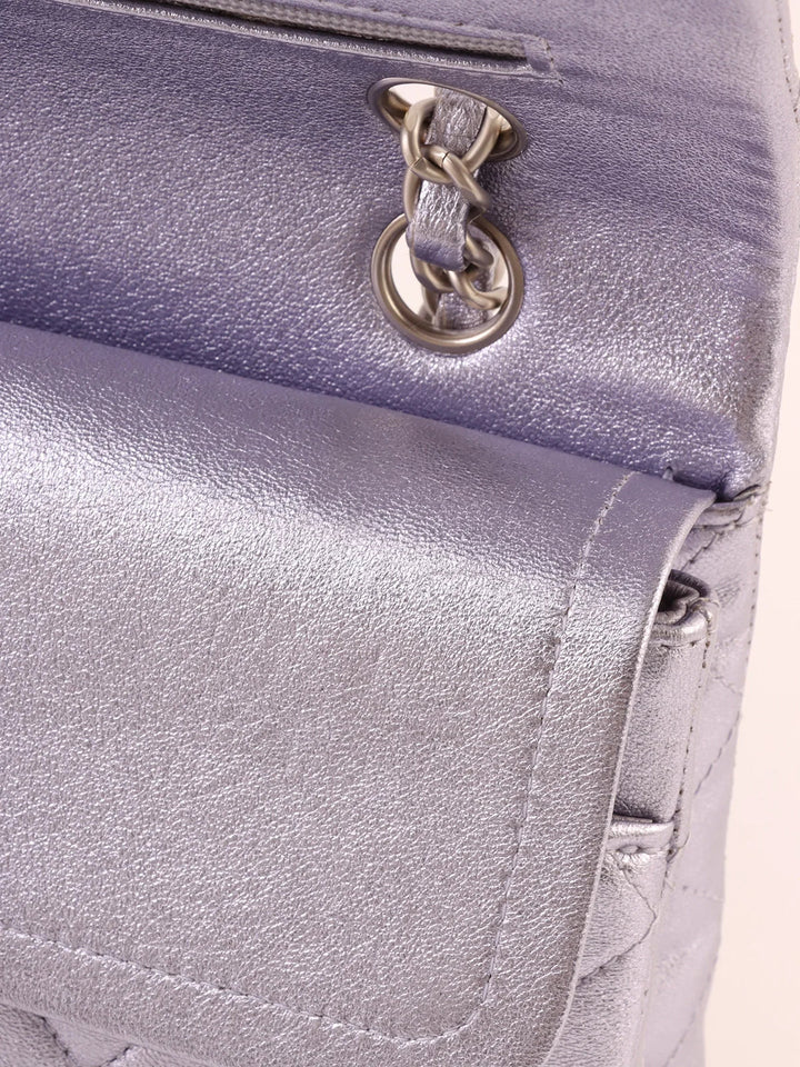 Chanel Around 2010 Made Classic New Chain Bag 25Cm Metallic Light Purple