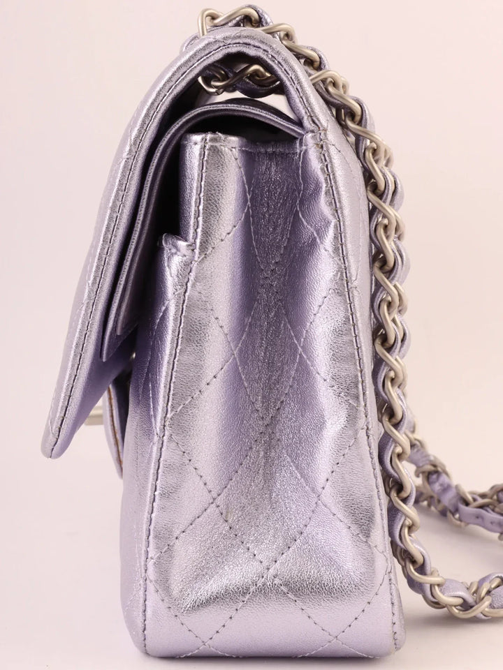 Chanel Around 2010 Made Classic New Chain Bag 25Cm Metallic Light Purple