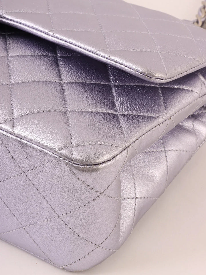 Chanel Around 2010 Made Classic New Chain Bag 25Cm Metallic Light Purple
