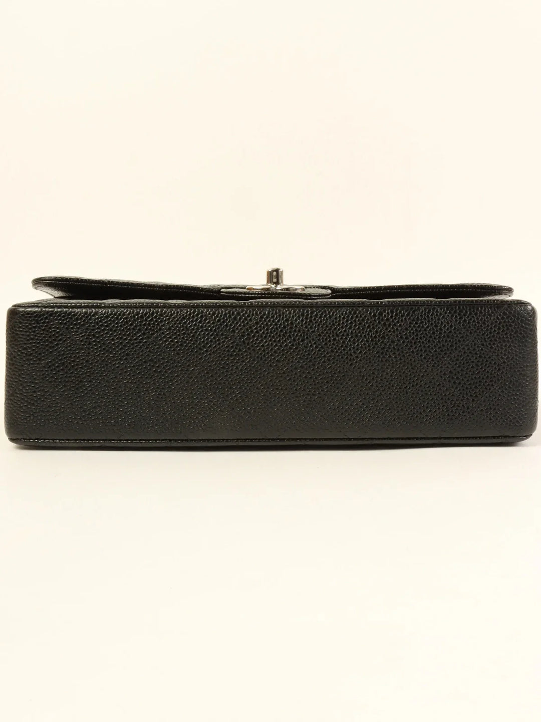Chanel Around 2000 Made Caviar Skin Classic New Chain Bag 25Cm Black