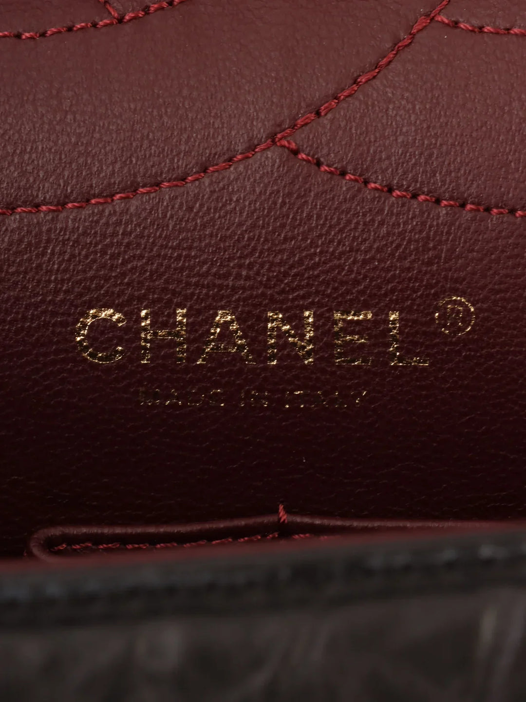 Chanel Around 2010 Made 2.55 Chain Shoulder Bag Black