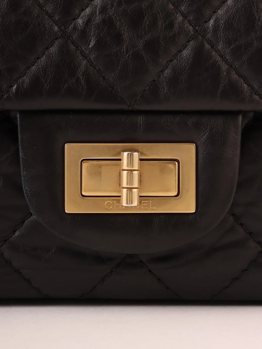 Chanel Around 2010 Made 2.55 Chain Shoulder Bag Black