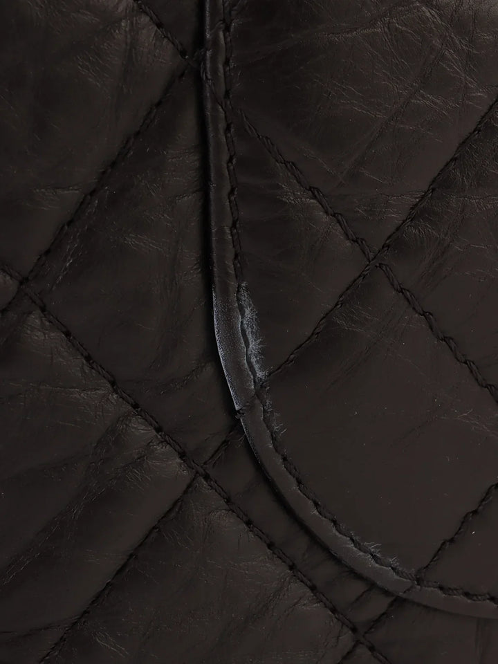 Chanel Around 2010 Made 2.55 Chain Shoulder Bag Black
