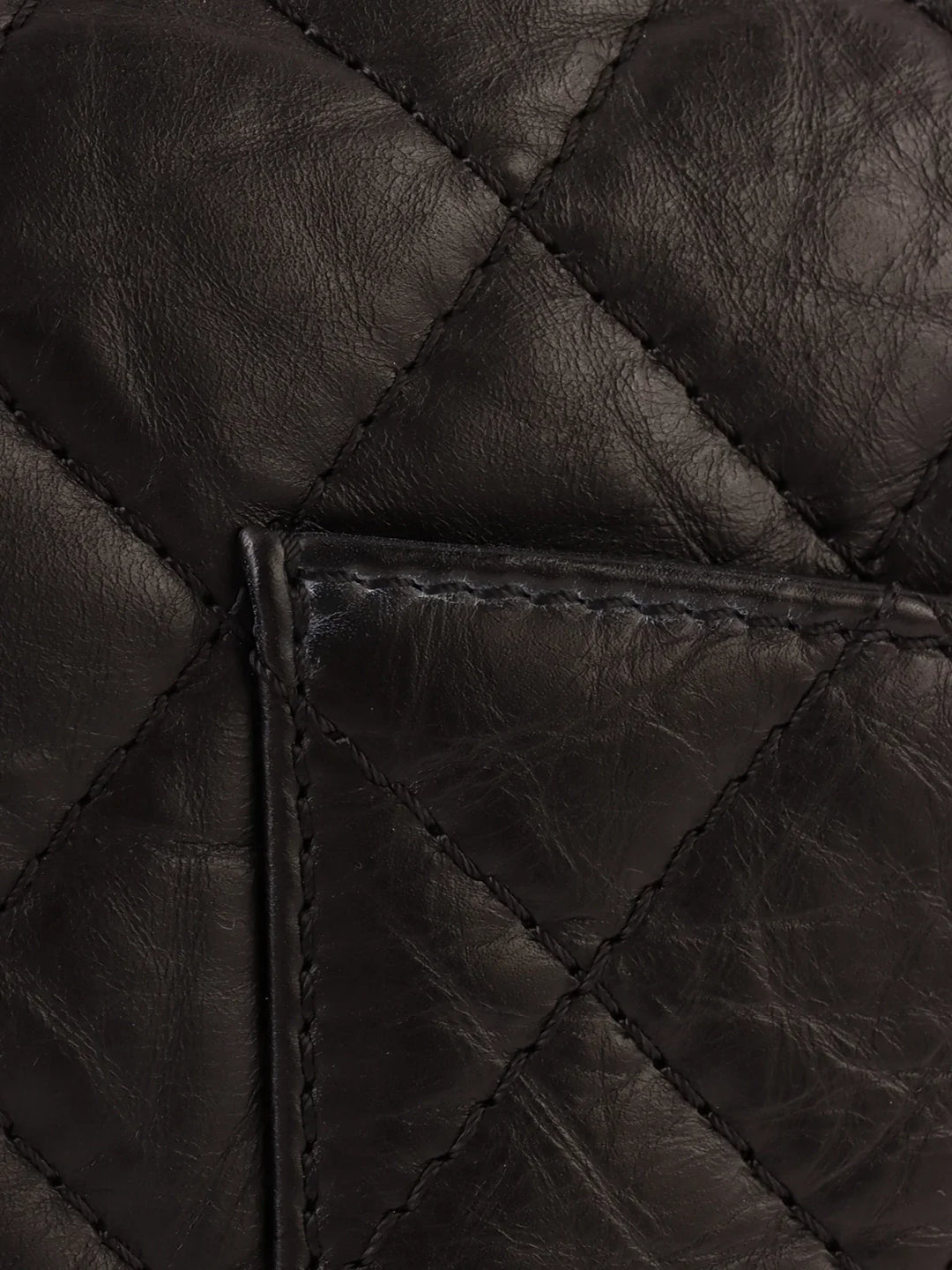 Chanel Around 2010 Made 2.55 Chain Shoulder Bag Black
