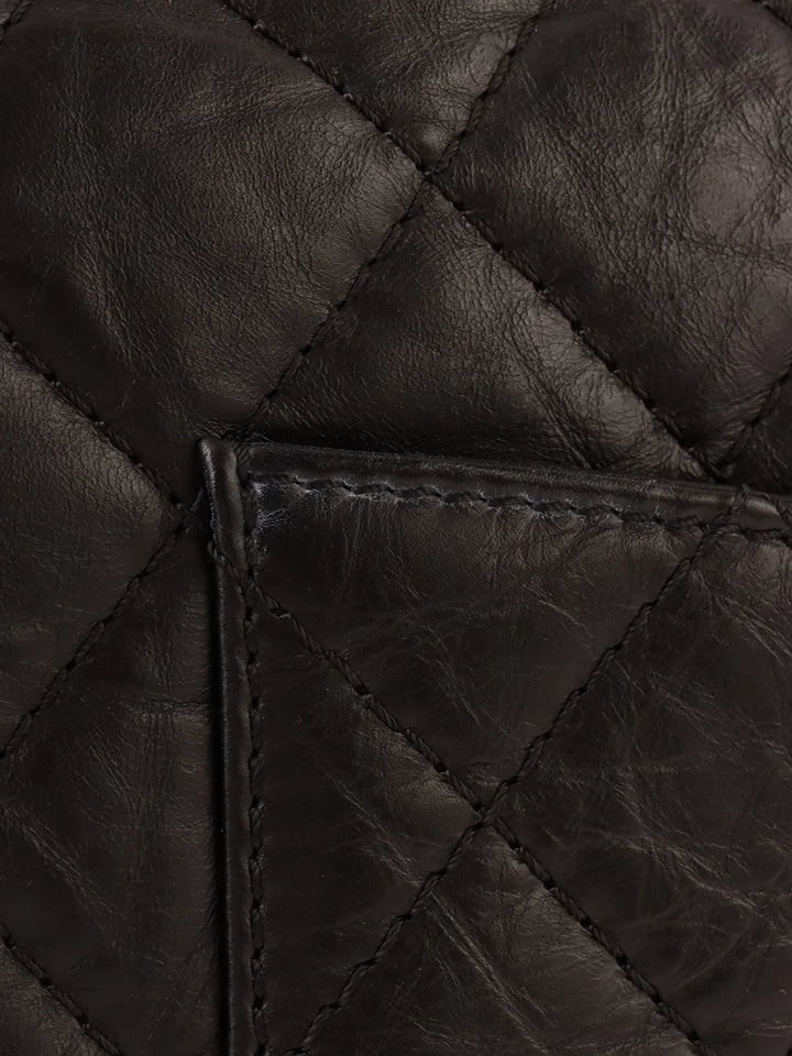 Chanel Around 2010 Made 2.55 Chain Shoulder Bag Black