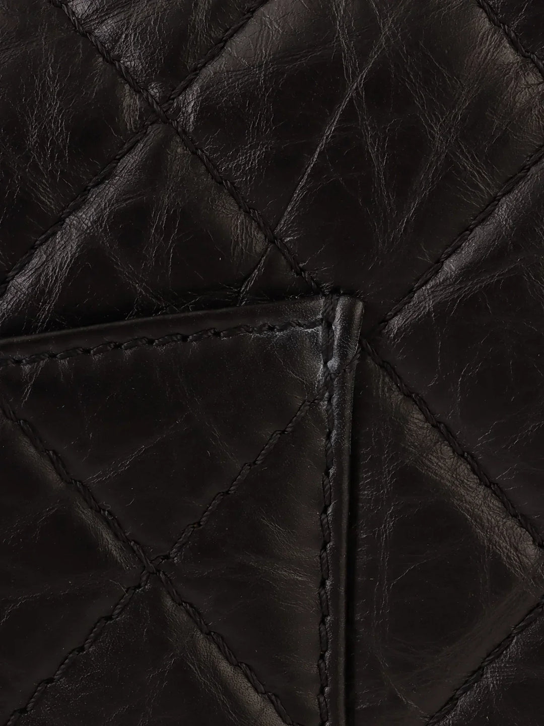 Chanel Around 2010 Made 2.55 Chain Shoulder Bag Black