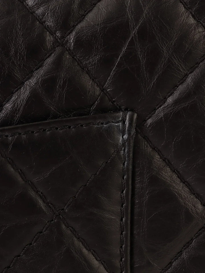 Chanel Around 2010 Made 2.55 Chain Shoulder Bag Black