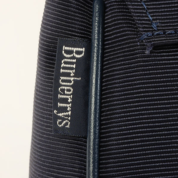 BURBERRY Nova Check Pattern Handle Mini Bag Beige/Navy