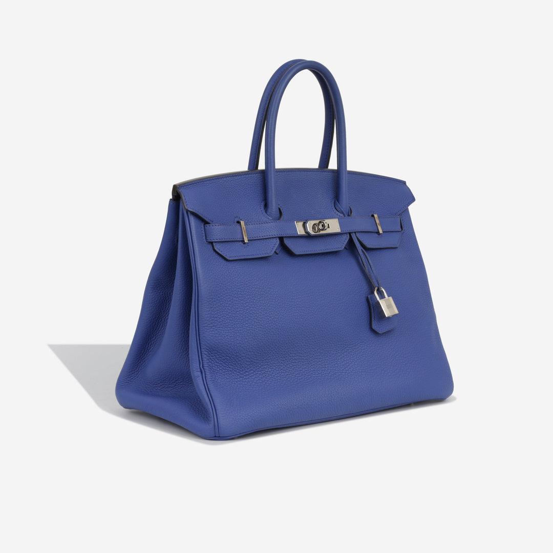 Birkin 35 - Bleu Electrique
