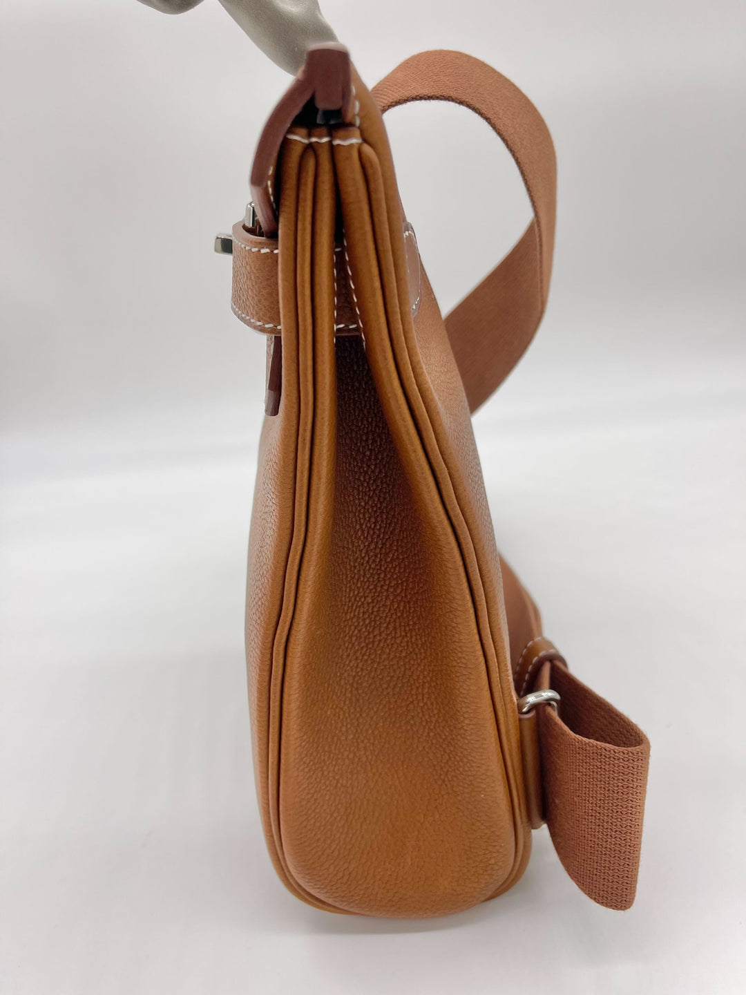 Top quality Hermes Hac A Dos Fauve Barenia Faubourg Backpack Palladium Hardware