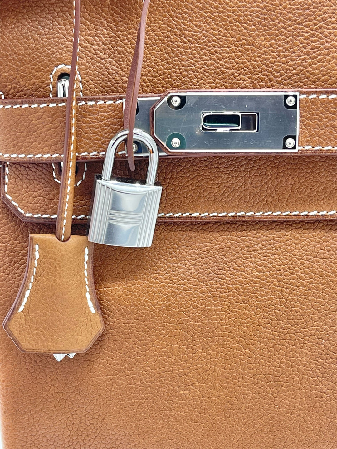 Top quality Hermes Hac A Dos Fauve Barenia Faubourg Backpack Palladium Hardware