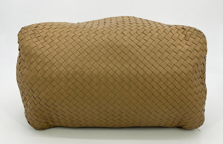 Bottega veneta Tan Intrecciato Woven Nappa Leather Large Cesta Tote