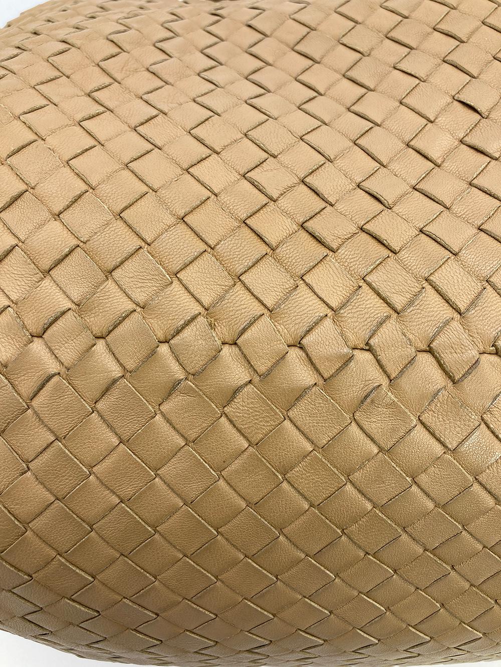 Bottega veneta Tan Intrecciato Woven Nappa Leather Large Cesta Tote