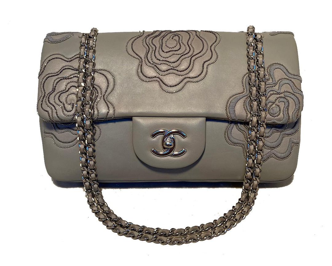 Top Quality Chanel Camellia Follies Embroidered Medium Classic New