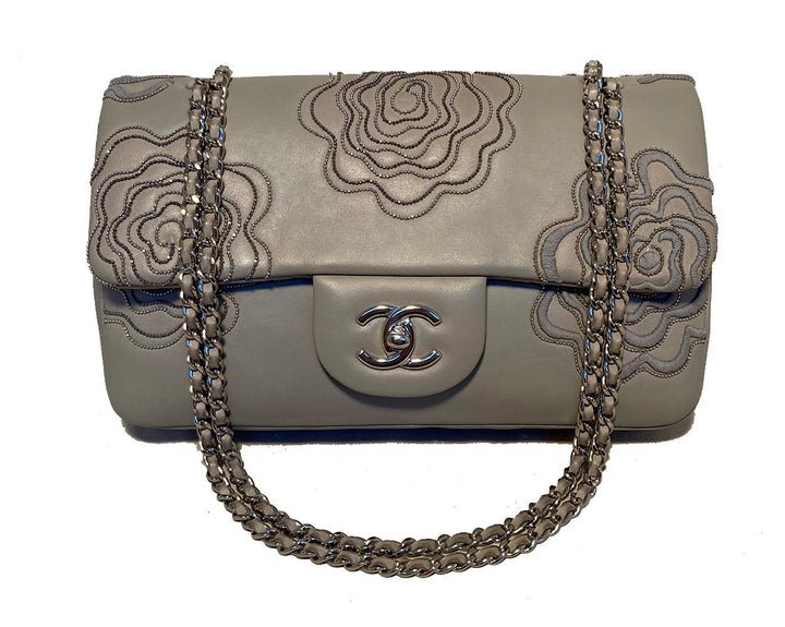 Top Quality Chanel Camellia Follies Embroidered Medium Classic New