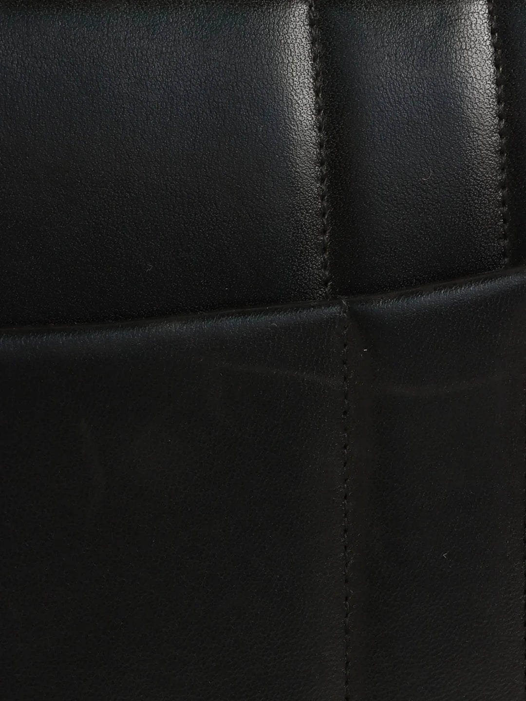 Chanel Around 1995 Made Mademoiselle Stitch Turn-Lock Chain Bag Black