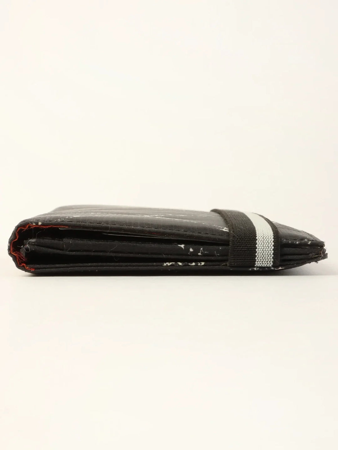 Chanel Around 1998 Made Travel Nylon Long Wallet Black