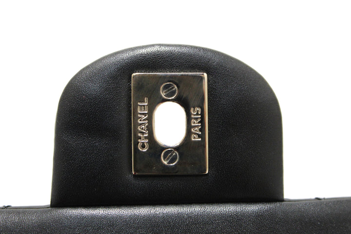 Top Quality Chanel Classic Quilted Black Patent Leather Flap Shoulder Clutch Bag