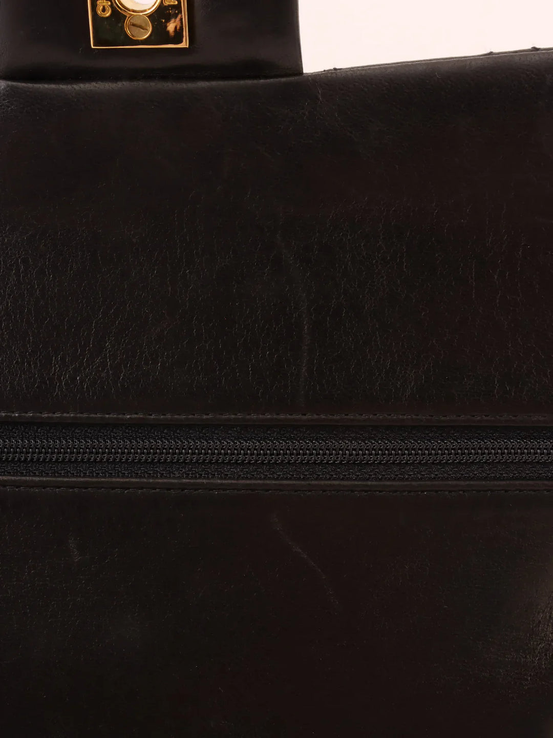Chanel Around 1995 Made Classic New Chain Bag 25Cm Black