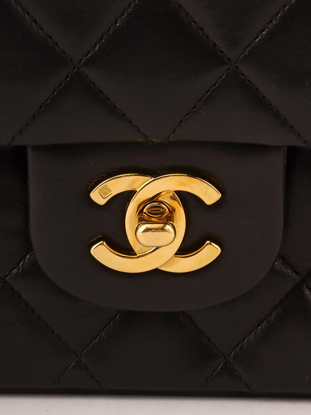 Chanel Around 1995 Made Classic New Chain Bag 25Cm Black