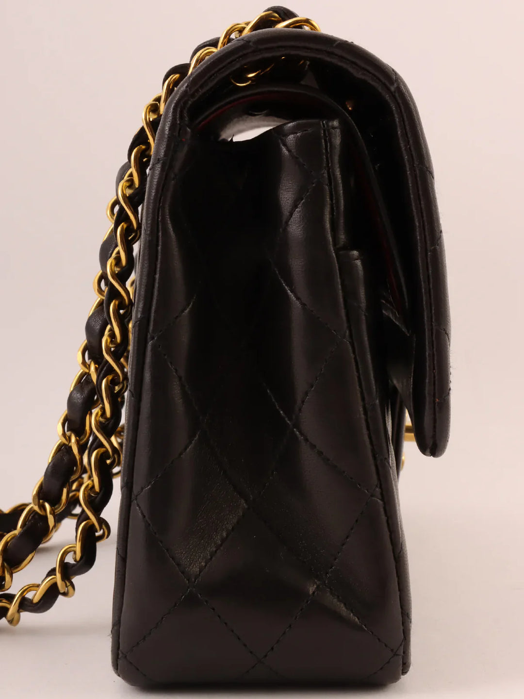 Chanel Around 1995 Made Classic New Chain Bag 25Cm Black