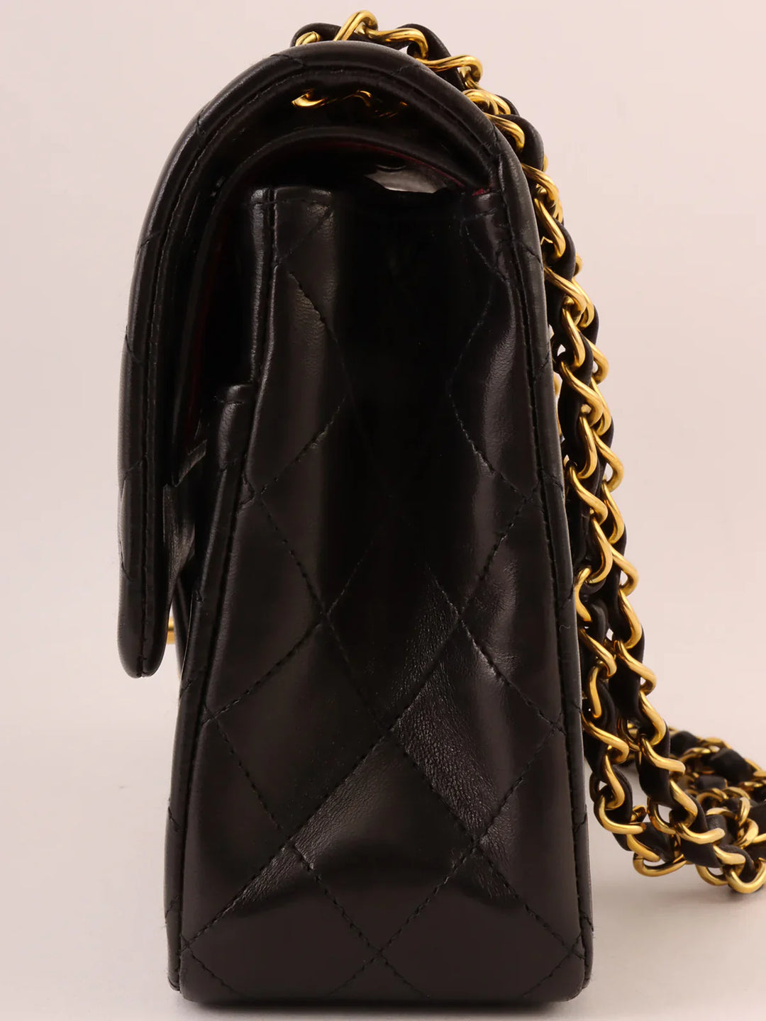 Chanel Around 1995 Made Classic New Chain Bag 25Cm Black
