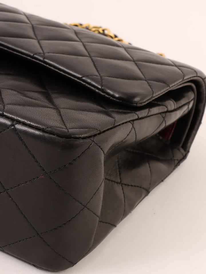 Chanel Around 1995 Made Classic New Chain Bag 25Cm Black
