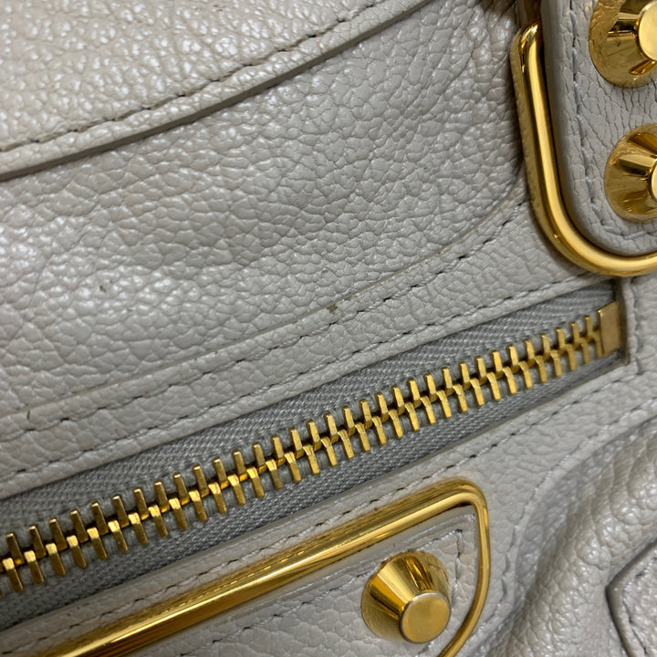 balenciaga MINI GIANT CITY CROSSBODY BAG LIGHT GREY GHW
