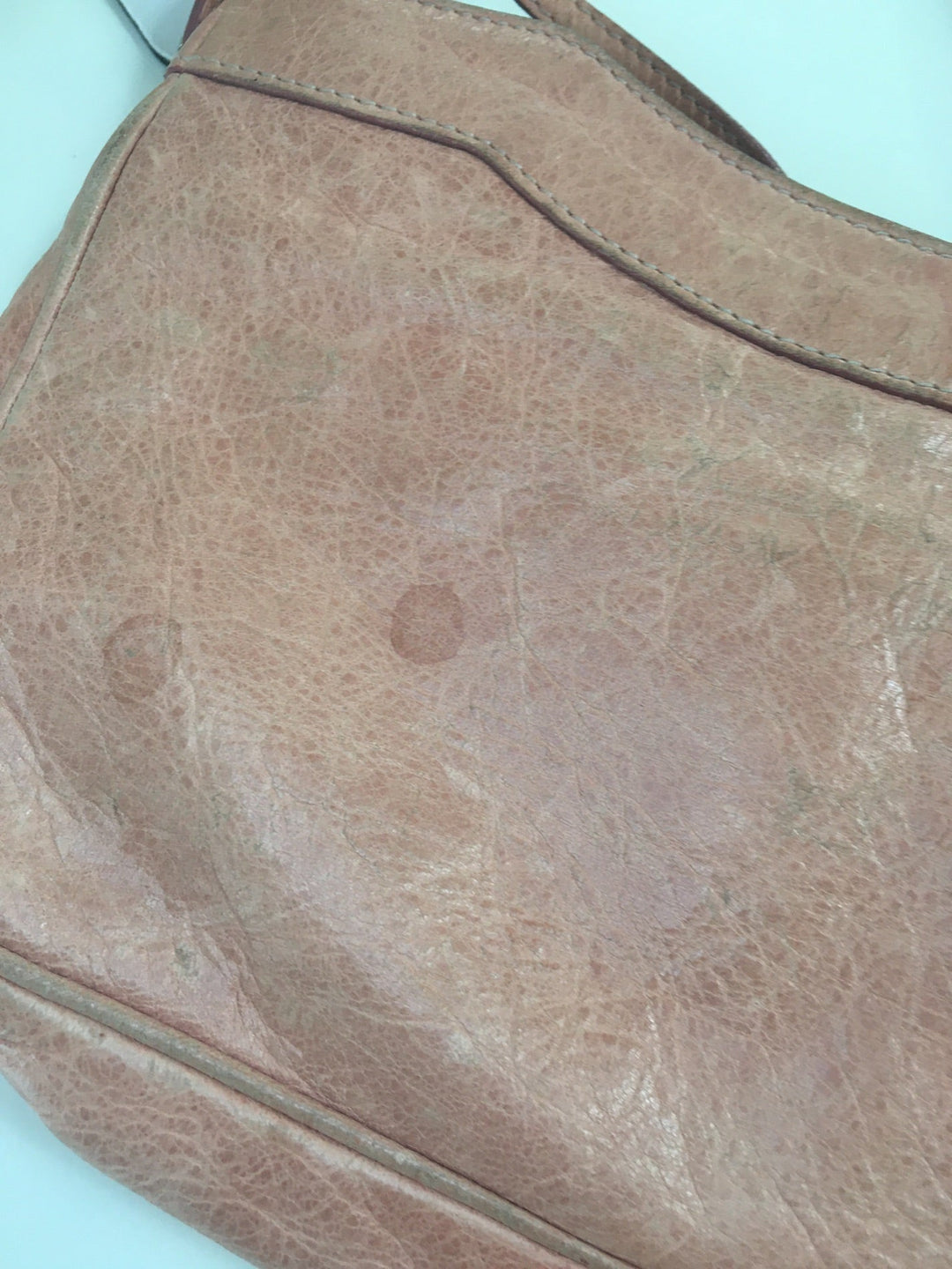balenciaga Hip Crossbody Bag in Pink Leather