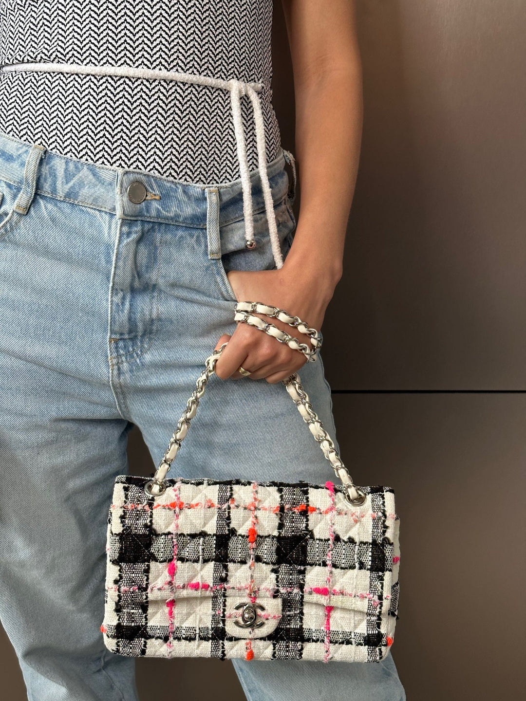 Chanel Medium Tweed Double New