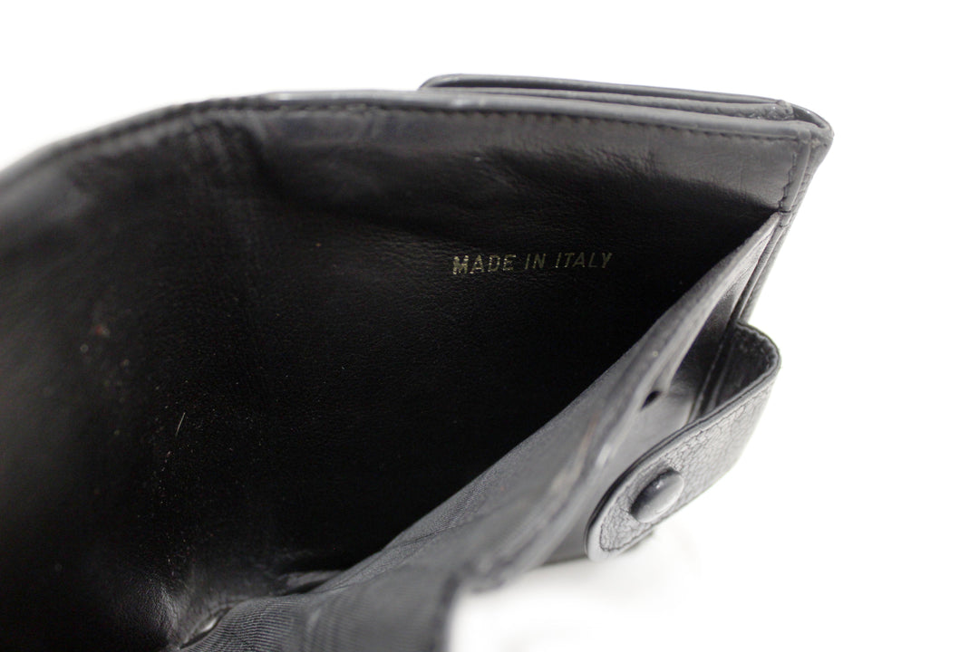 Vintage Top Quality Chanel Black Caviar Leather Timeless CC Small Wallet