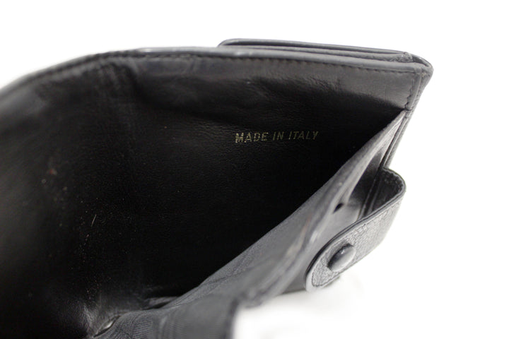 Vintage Top Quality Chanel Black Caviar Leather Timeless CC Small Wallet