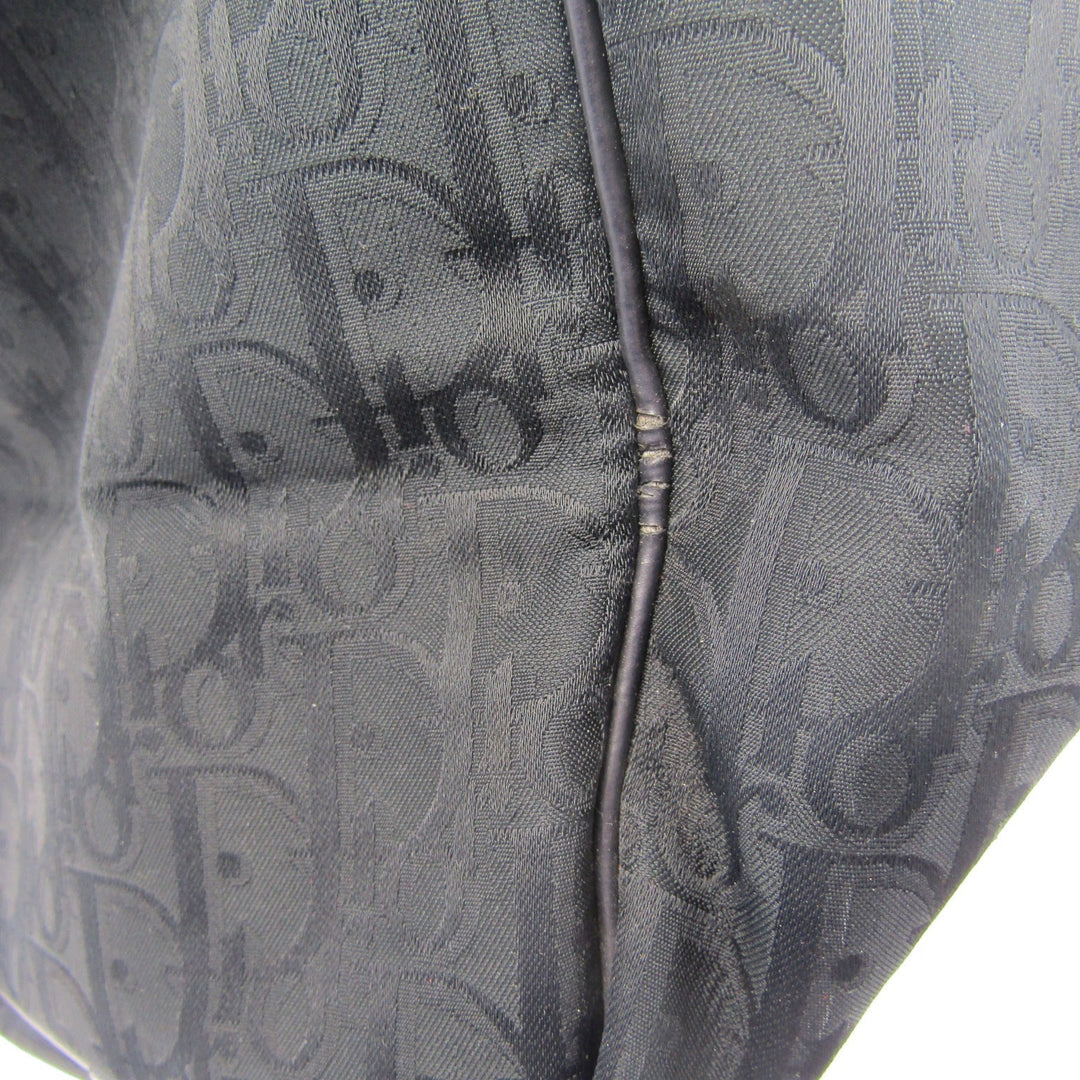 CHRISTIAN Top quality Dior Bowling Handbag in Blue Fabric