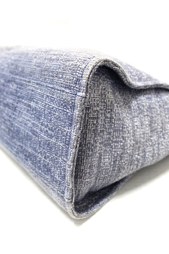 Top Quality Chanel Blue Tweed Maxi Deauville Shopping Tote