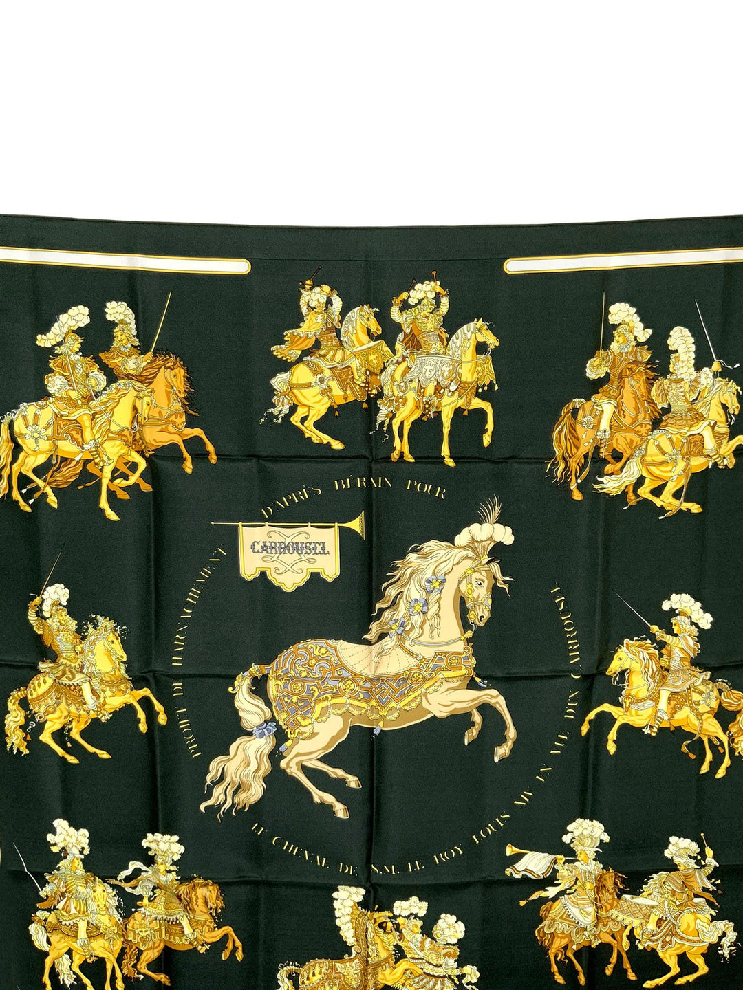 Top quality Hermes Carrousel Silk Scarf 90