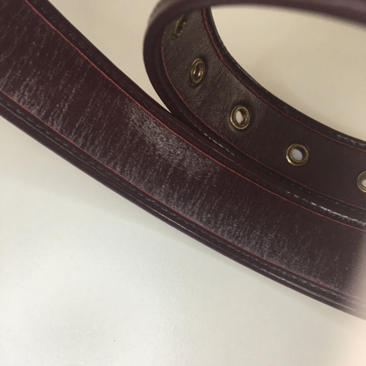 CHRISTIAN Top quality Dior Belt in Bordeaux Fabric