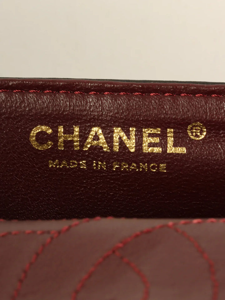 Chanel Around 2005 Made 2.55 Chain Shoulder Bag Black