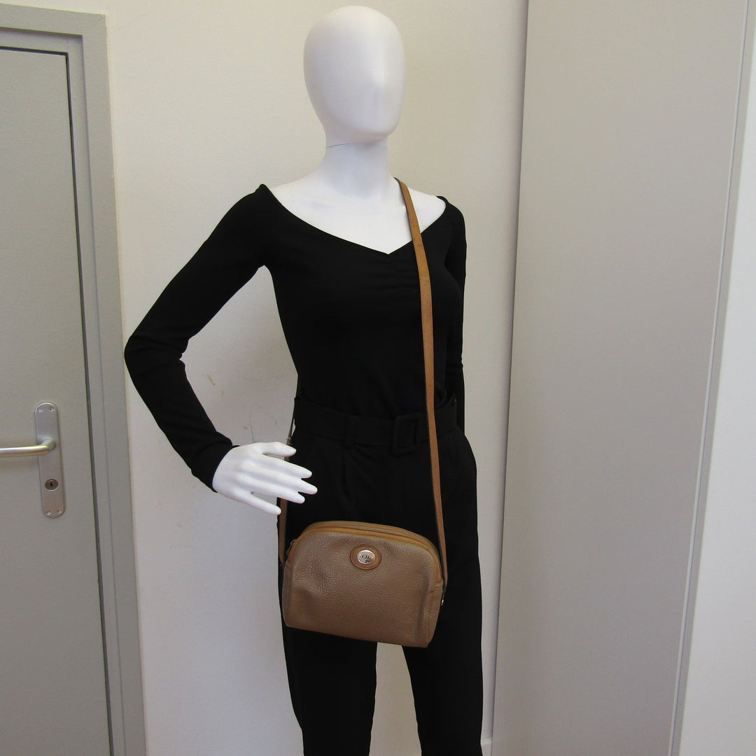 CHRISTIAN Top quality Dior Crossbody Bag in Brown Leather