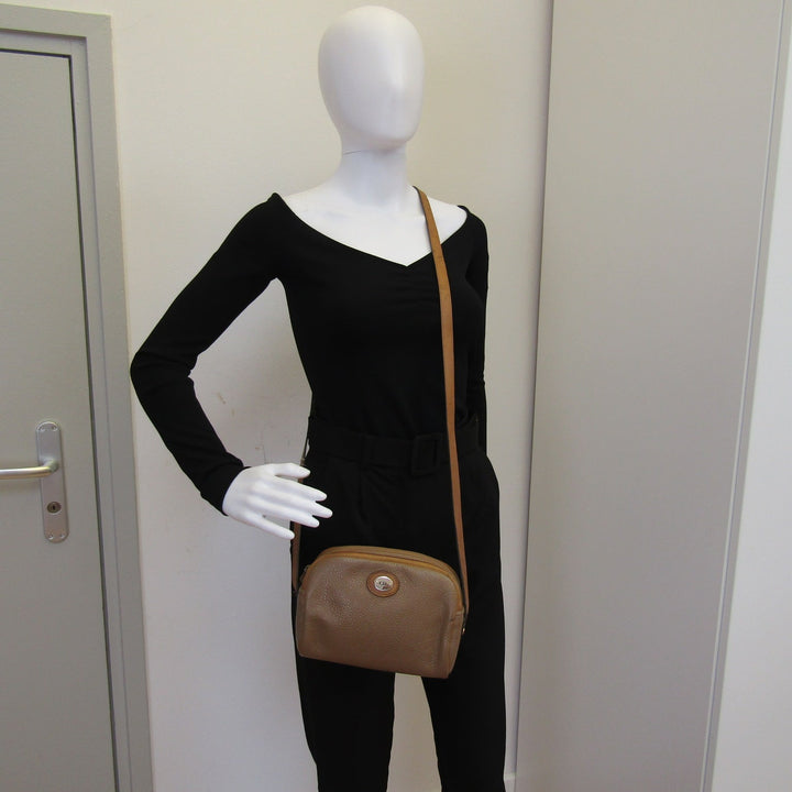 CHRISTIAN Top quality Dior Crossbody Bag in Brown Leather