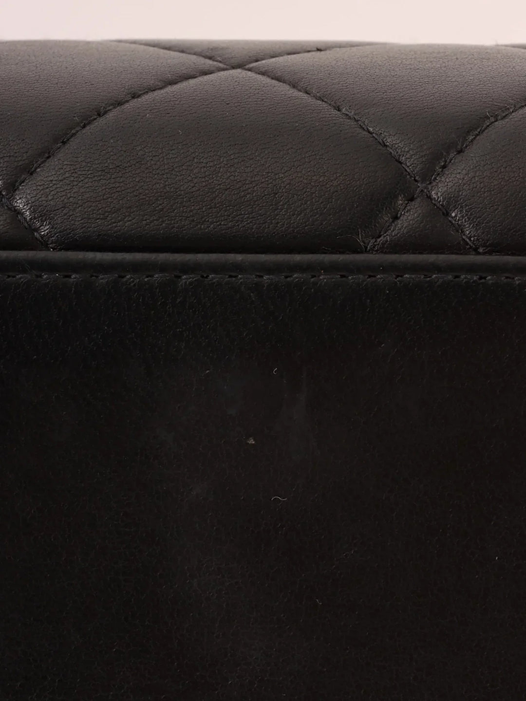Chanel Around 1998 Made Cc Mark Plate Chain Tote Bag Black