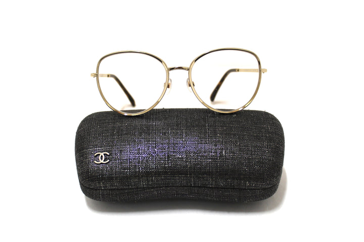 Top Quality Chanel Light Gold-Tone Chain Oversize Sunglasses