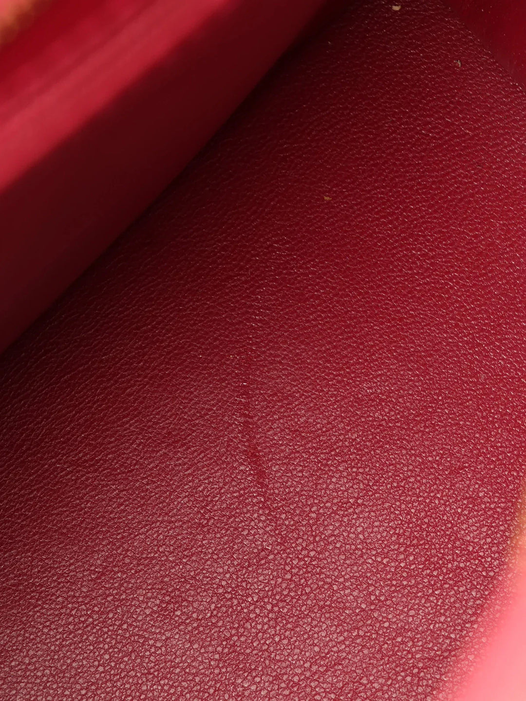 Chanel Around 2000 Made Caivar Skin Cc Mark Stitch Revival Tote Bag Red