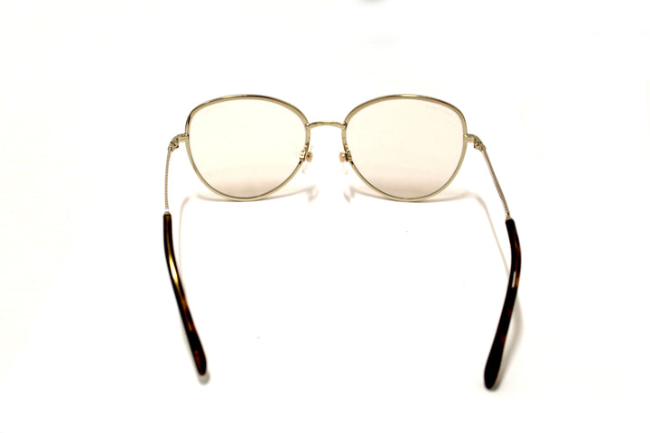 Top Quality Chanel Light Gold-Tone Pearl Round Sunglasses