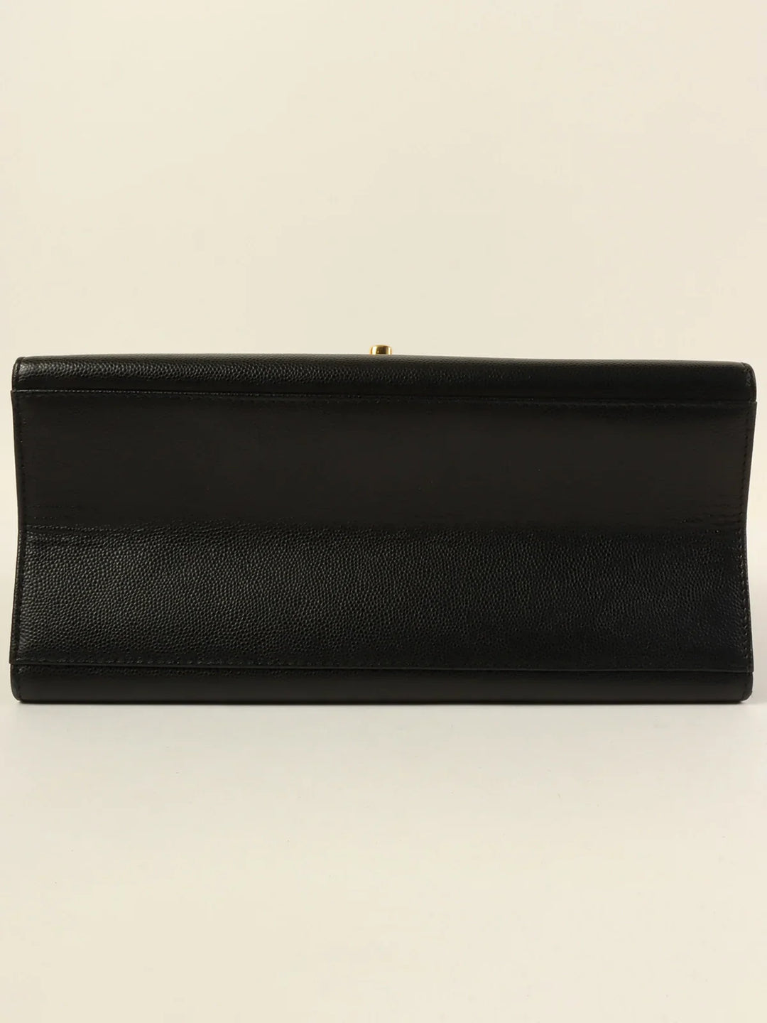 Chanel Around 1998 Made Caviar Skin Turn-Lock Twist Shoulder Bag Black