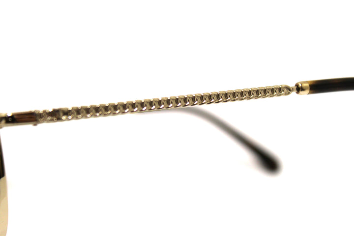 Top Quality Chanel Light Gold-Tone Pearl Round Sunglasses