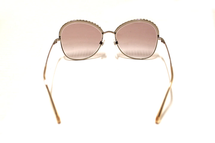 Top Quality Chanel Light Gold-Tone Pearl Round Sunglasses