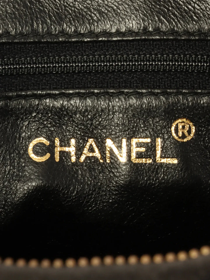 Chanel Around 1995 Made Suede Cc Mark Stitch Tassel Chain Shouder Bag Gray