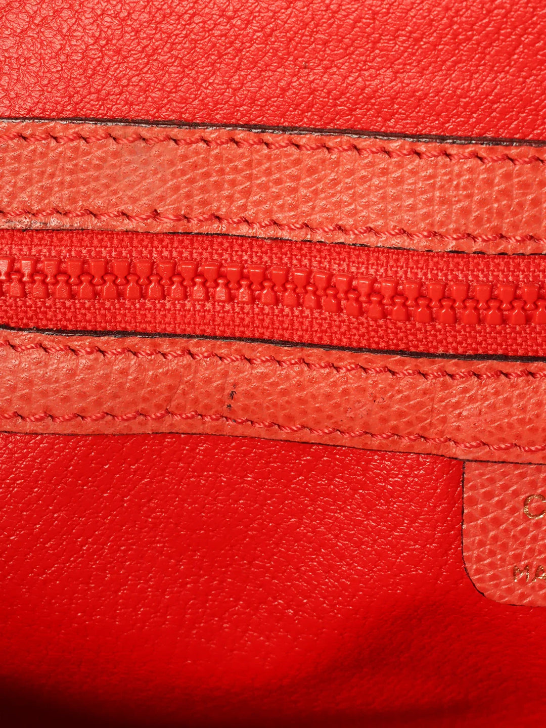 Celine Logo Embossed Charm 2Way Bag Coral Pink