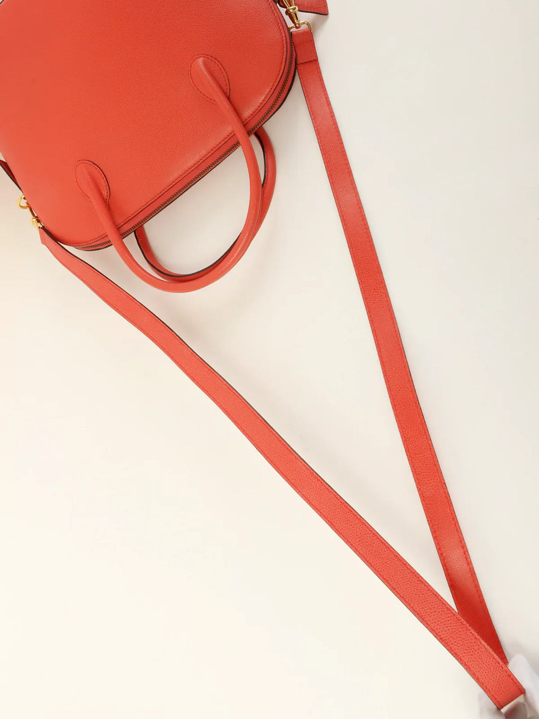 Celine Logo Embossed Charm 2Way Bag Coral Pink