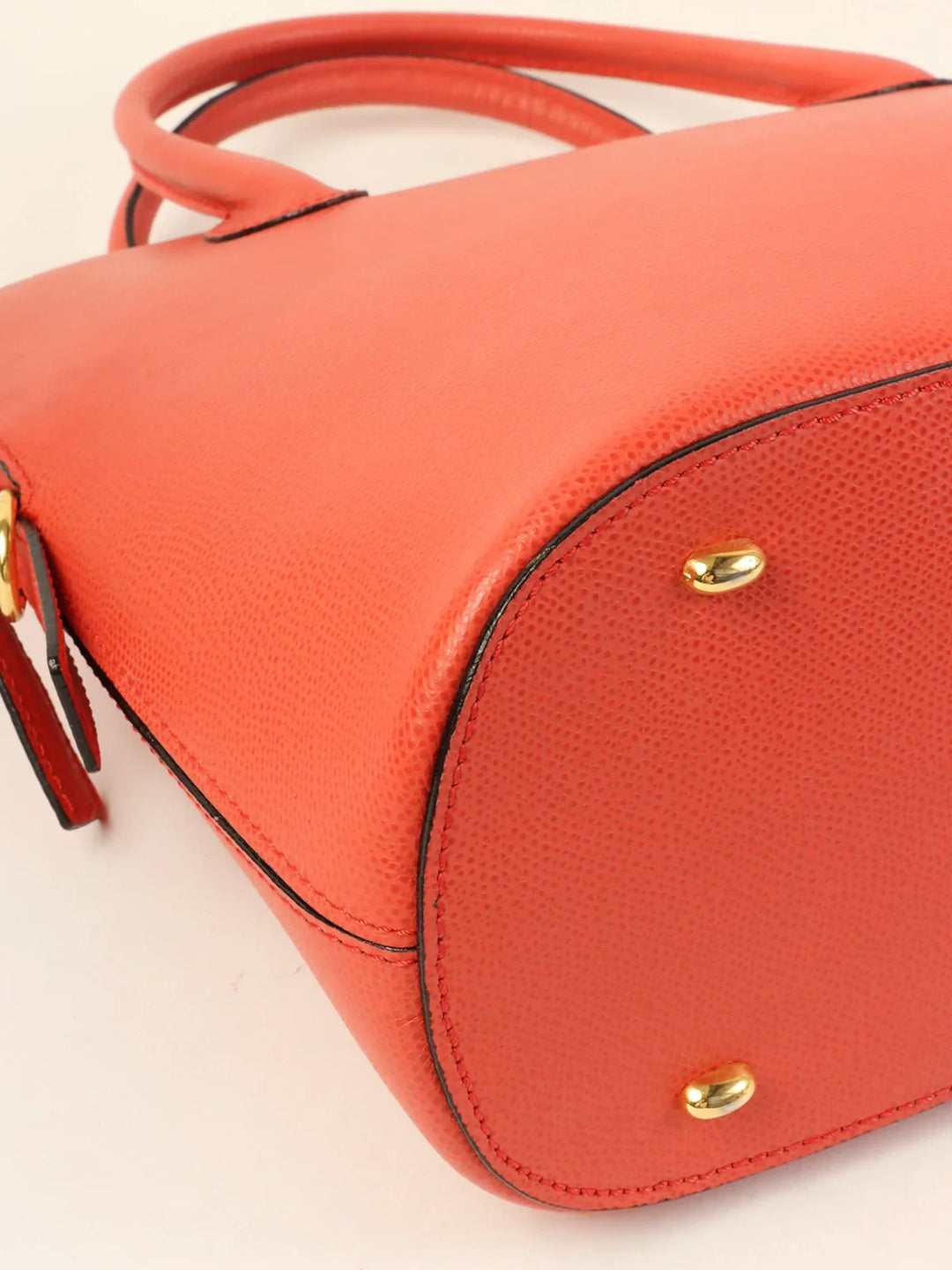 Celine Logo Embossed Charm 2Way Bag Coral Pink
